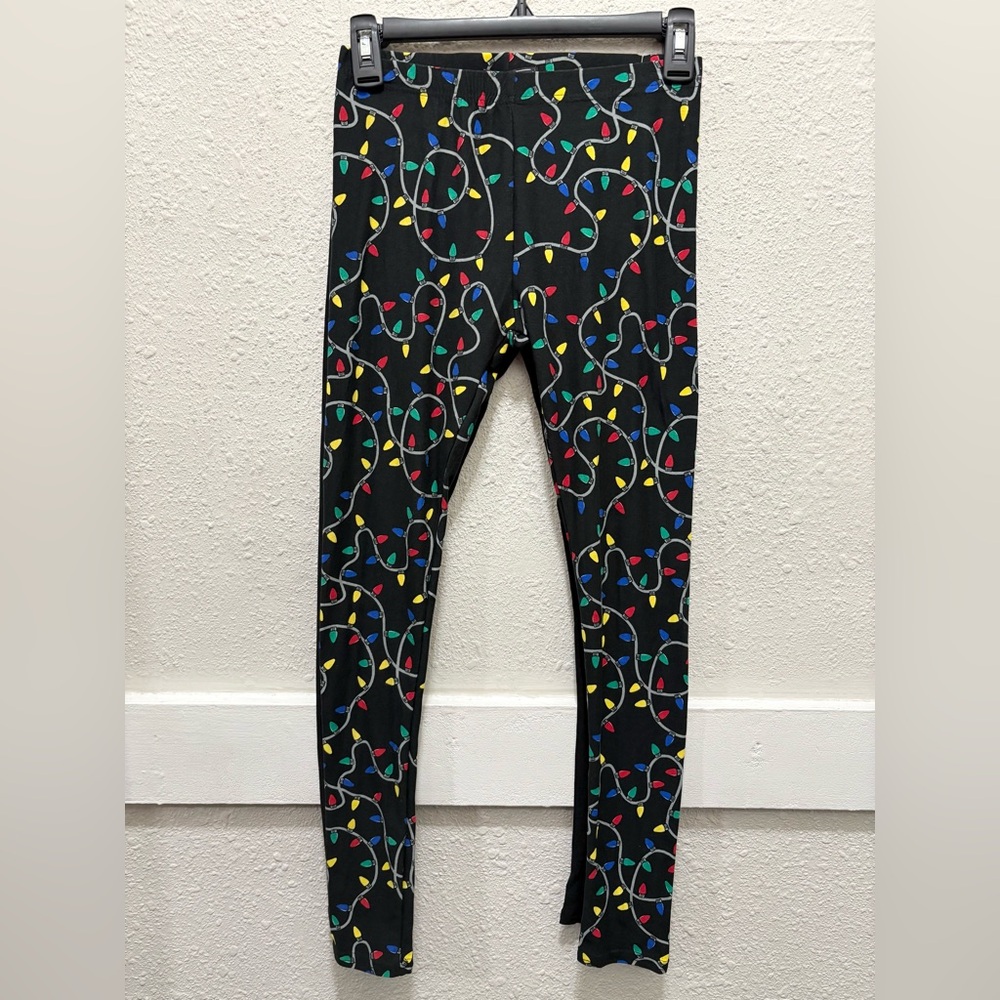 Just-One Juniors Christmas Lights 2-Pack Leggings M